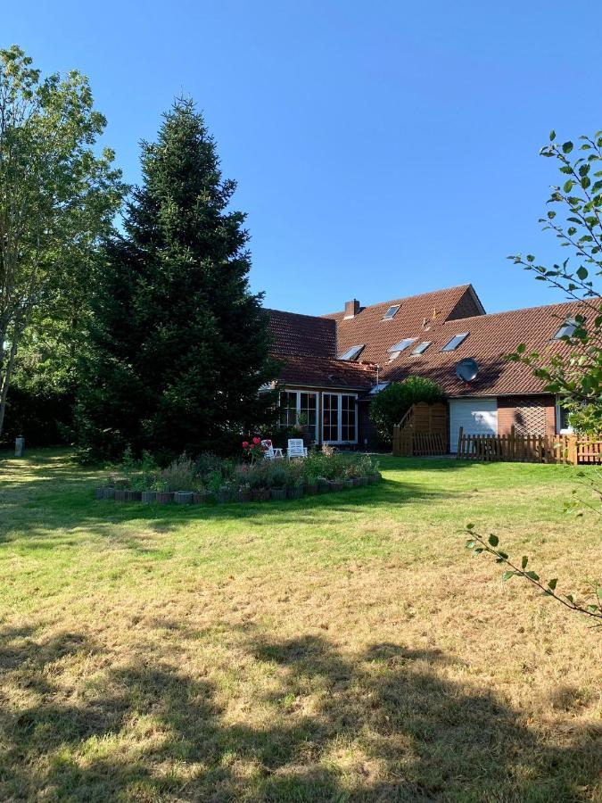Hotel Pension Schienfatt Am Dornumersieler Tief Exterior foto